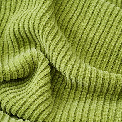 BATTILO HOME Lime Green Throw Blanket for Couch, 50"x60" - color: Apple Green, size: 50 x 60 in.