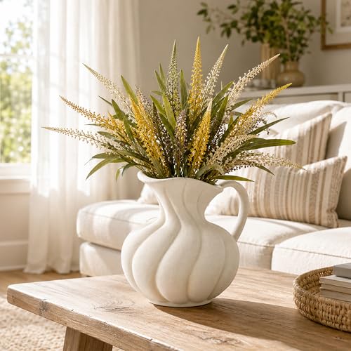 Large Ceramic Flower Vase Home Decor - Farmhouse Table Vases