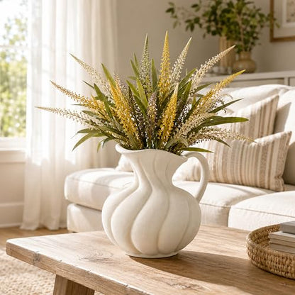 Large Ceramic Flower Vase Home Decor - Farmhouse Table Vases