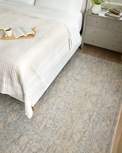Loloi Angela Rose Blake Sky/Beige 9' x 13' Area Rug - color: Sky / Beige, size: 9' x 13' (Rectangular)