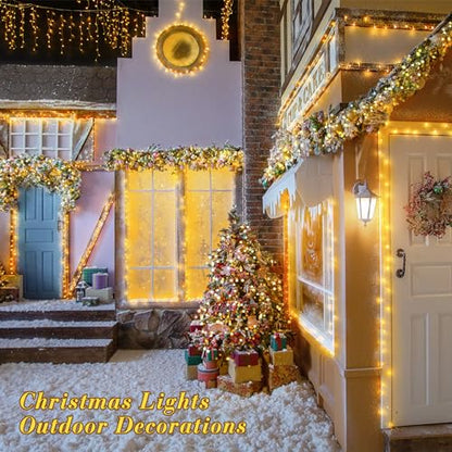 JMEXSUSS 230ft 720 LED Warm White Christmas String Lights Outdoor - color: Warm White, size: 720 LED