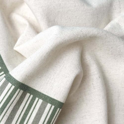 Striped Linen Valances for Windows 54x15 Inch for Rustic Farmhouse Decor