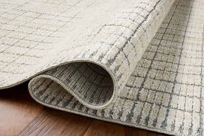 Loloi Amber Lewis Bexley Slate/Natural 2'-7" x 4' Accent Rug - color: Slate / Natural, size: 2'7" x 4' (Rectangular)