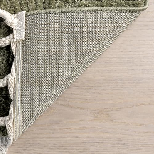 nuLOOM Kerry Green Trellis Power Loomed Area Rug, 8' x 10' - color: Kerry Green, size: 7'10" x 10' (Rectangular)
