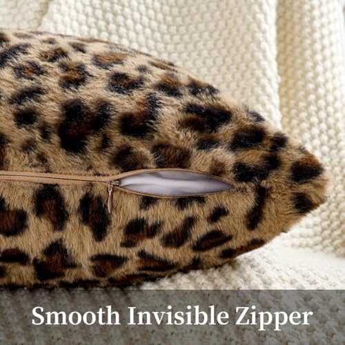 GALMAXS7 Cheetah Pillow Covers Leopard Throw Pillow Covers Set of 2, 22x22 - color: Cheetah, size: 22" x 22" (Pack of 2)