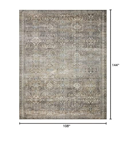 Loloi Layla Antique/Moss 9'-0" x 12'-0" Area Rug - color: Antique / Moss, size: 9' x 12' (Rectangular)