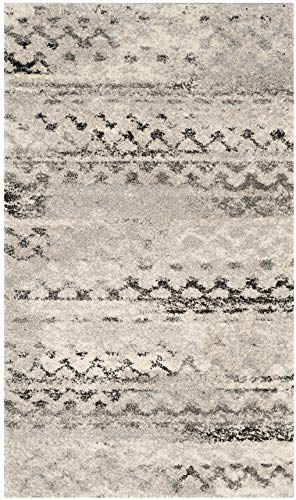 SAFAVIEH Retro Collection Accent Rug - 3' x 5', Cream & Grey, Modern Abstract Design, Non-Shedding & Easy Care, Ideal for High Traffic Areas in Entryway, Living Room, Bedroom (RET2136-1180) - size: 3' x 5' (Rectangular)
