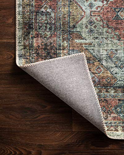 Loloi Skye Apricot/Mist 2'-0" x 5'-0" Accent Rug - color: Apricot / Mist, size: 2' x 5' (Rectangular)