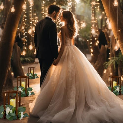 Sabary 5 Sets/ 15 Pcs Wooden Lantern LED Candles Wedding Centerpiece