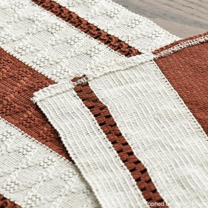 Artoid Mode Caramel Rustic Woven Table Runner 12x60 Inch - color: Caramel, size: 12" x 60", Table Runner
