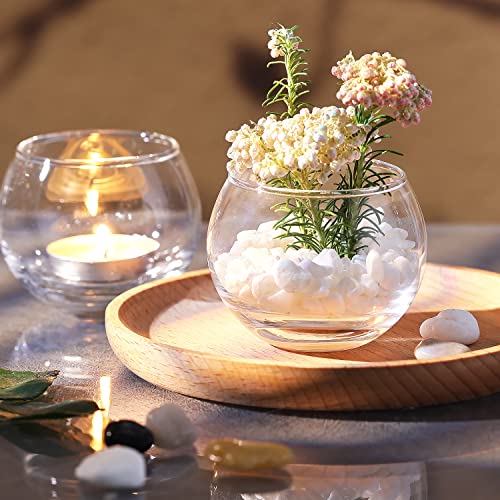 Volens 24PCS Clear Votive Candle Holders for Table Centerpieces - color: Clear, size: 24 PACK