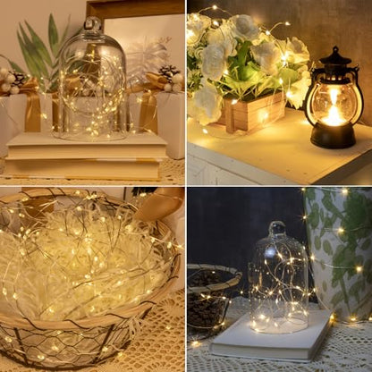 200FT 600LEDs Fairy Lights Plug in,Silver Wire,Warm White - color: Warm White, size: 200FT 600Leds