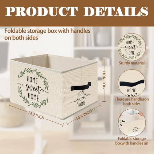 Home Sweet Home Storage Basket Organizer - color: Home Sweet Home
