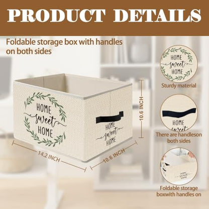 Home Sweet Home Storage Basket Organizer - color: Home Sweet Home