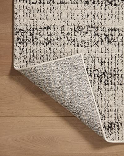 Loloi Darby Oatmeal/Charcoal 6'-7" x 9'-3" Area Rug - color: Oatmeal / Charcoal, size: 6'7" x 9'3" (Rectangular)
