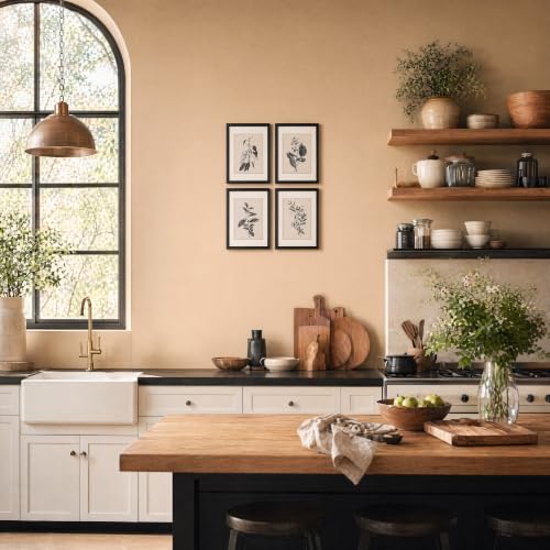 ArtbyHannah Framed Kitchen Wall Art, 8x10 inch Botanical Gallery Wall Decor - size: 8x10 Inch