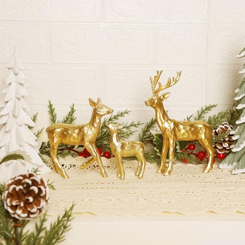 Lulu Home 3 PCS Christmas Tabletop Decorations, Family Style - style: 3 Families