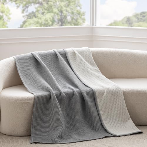 Berkshire 3-Layer Throw, Ultra Soft Lightweight Blanket with Cotton-Like Feel, All-Season Cozy Bed Cover for Couch or Bed, Machine Washable (50" x 60", Black) - color: Black, size: Throw (50 in x 60 in)