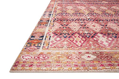 Loloi Layla Magenta/Multi 3'-6" x 5'-6" Accent Rug - color: Magenta / Multi, size: 3'6" x 5'6" (Rectangular)