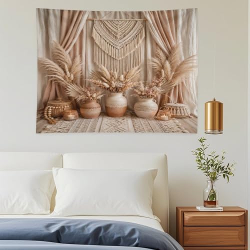 Bgdfhk Geometric Macrame Rug Decorative Wall Tapestry 30"x40", Soft Polyester Lightweight Tapestry Blanket for Bedroom Living Room Dorm Apartment Home Decor - color: Geometric Macrame Rug, size: 40"L x 30"W