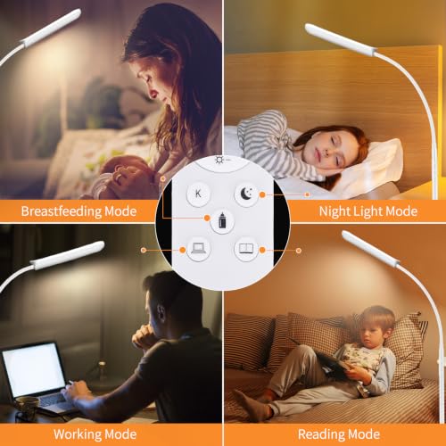 FRIDEKO HOME 2 Pack Floor Lamps for Living Room Reading Light, 1800LM White - color: White CCT, 2 Packs
