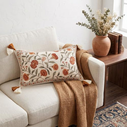 ISAENNE Designer French Rectangle Throw Pillow Cover,20"x12" - color: Albano a, size: 20" x 12" (Pack of 1)