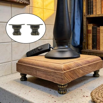 24Pcs Antique Brass Box Legs Feet Corner Protectors with Screws - size: StyleD