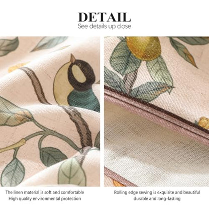 bilin gaier Designer Linen Extra Long Table Runner,118"x12"-Dewey A - color: Dewey a, size: 12"*118"