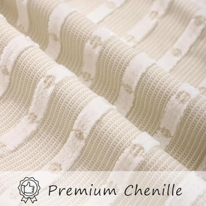 Beige Boho Outdoor Throw Pillow Covers 16x16 Set of 2 - color: Beige, size: 16" x 16" (Pack of 2)