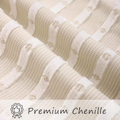 Beige Boho Outdoor Throw Pillow Covers 20x20 Set of 2 - color: Beige, size: 20" x 20" (Pack of 2)