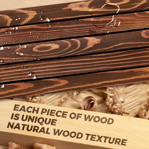 36x6.8x1.6in Slanted Solid Wood Floating Wall Shelves 2-Pack Brown - color: Brown, size: 36"-Set of 2