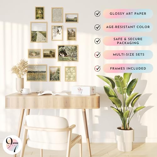 97 Decor French Country Wall Art, 12 Pcs Landscape Prints, Unframed - color: French Country Landscape Gx8x10