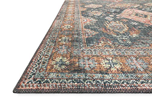 Loloi Skye Sea/Rust 2'-3" x 3'-9" Accent Rug - color: Sea / Rust, size: 2'3" x 3'9" (Rectangular)