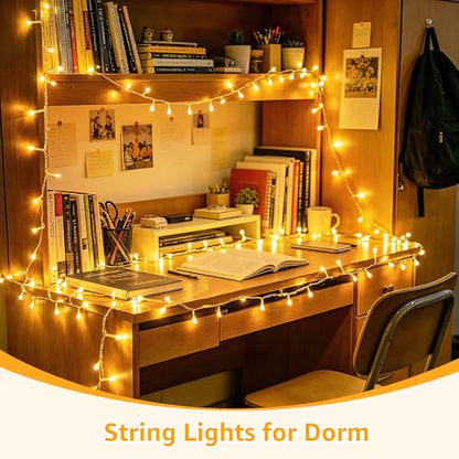 Ollny Christmas Lights Warm White, 400LED 131FT String Lights with Remote - color: Warm White, size: 400 LEDs