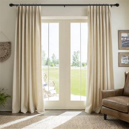 Modern Black Curtain Rods 2 Pack for Windows 48 to 84 Inches - color: black, size: 16"-88"|2 Pack