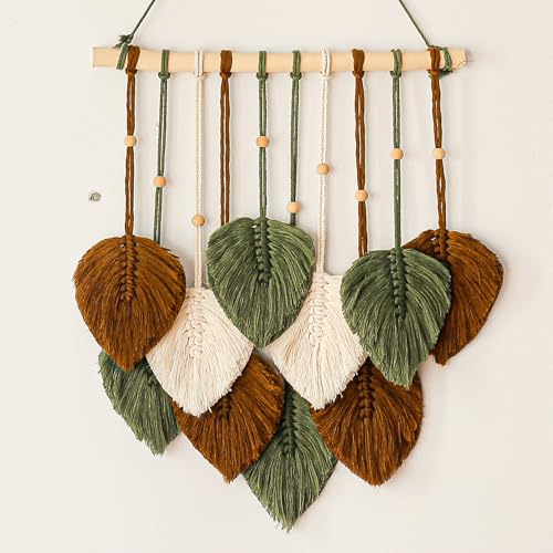 Boho Wall Decor - Large Macrame Wall Hanging - color: Orange,mint Green, Pecock, Mustard, Begie