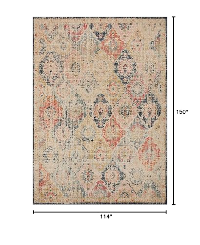 Loloi Jocelyn Khaki/Multi 9'-6" x 12'-6" Area Rug - color: Khaki / Multi, size: 9'6" x 12'6" (Rectangular)