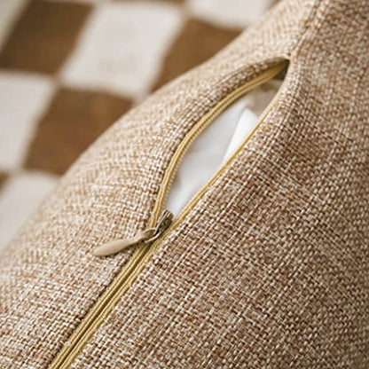 Home Brilliant Linen Pillow Covers 20x20 Textured Linen Pillow Case Cushion Covers for Sofa, 20 Inch, Set of 2, 50x50 cm, Natural Linen - color: Natural Linen, size: 20" x 20" (Pack of 2)