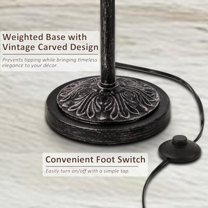 Sheetea 65’’ Floor Lamp for Living Room, Farmhouse Standing Lamp, Bronze - color: Bronze