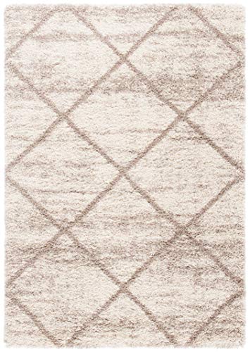 SAFAVIEH Hudson Shag Accent Rug 2'x3', Soft Multi Ivory & Beige SGH281H - color: Multi Ivory/Beige, size: 2' x 3' (Rectangular)