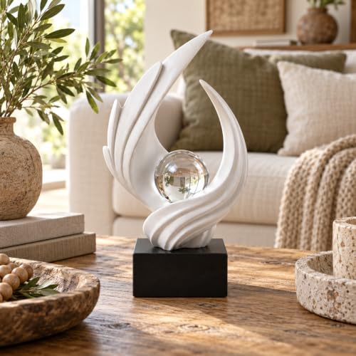 Abstract Art Sculptures Living Room Book Shelf Decor