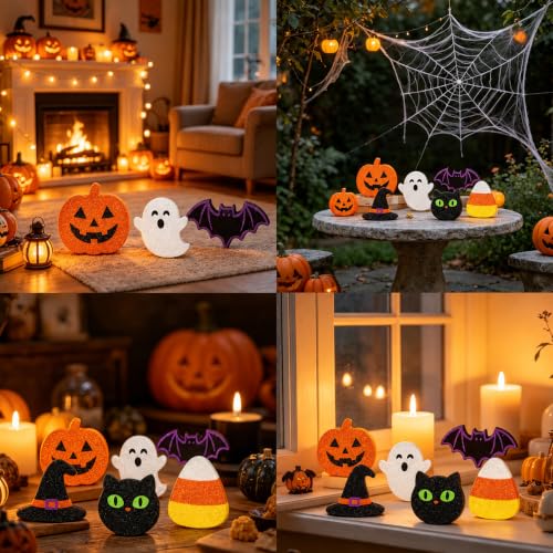6pcs Halloween Table Decor Indoor, Halloween Decorations for Home - style: Halloween