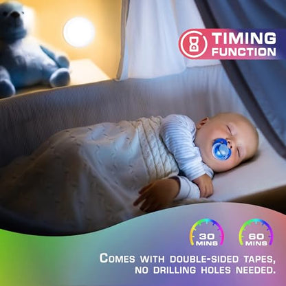 EverBrite 3-Pack Tap Lights, LED Puck Lights with Remote Control