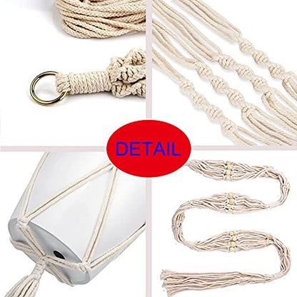 ELANE 2PCS 3-Tier 70" Macrame Plant Hangers Basket Plant Hanger Indoor Outdoor Hanging Plant Holder for Stand Flower Pots Decorations - size: 3-tier