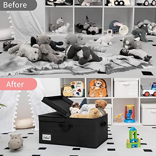 GRANNY SAYS Extra Large Storage Bins with Lids, Closet Bins, Black - color: Black, size: Extra Large - 1 Pack