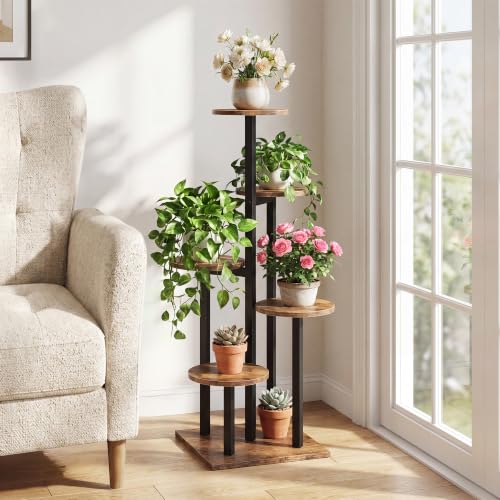 5 Tier Plant Stand Indoor, Corner Plant Rack for Multiple Plants
