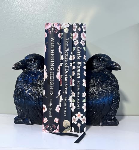 Streamline Imagined Raven Bookends Decor for Home