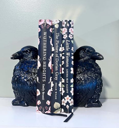 Streamline Imagined Raven Bookends Decor for Home