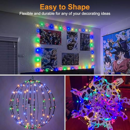 btfarm 6 Pack Fairy Lights Battery Operated Twinkle Lights with 3 Modes - color: Multicolor, size: 6 Pack