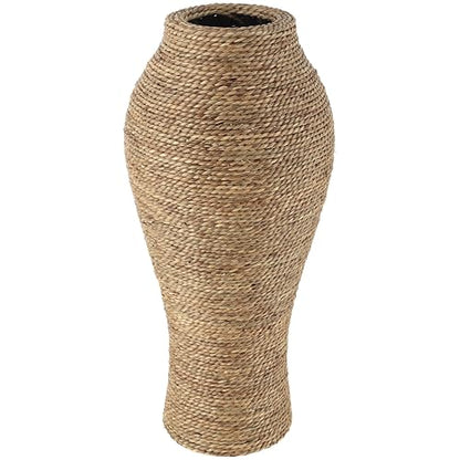 Deco 79 Seagrass Vase, Vase 11" x 11" x 24", Brown - size: 11" x 11" x 24"